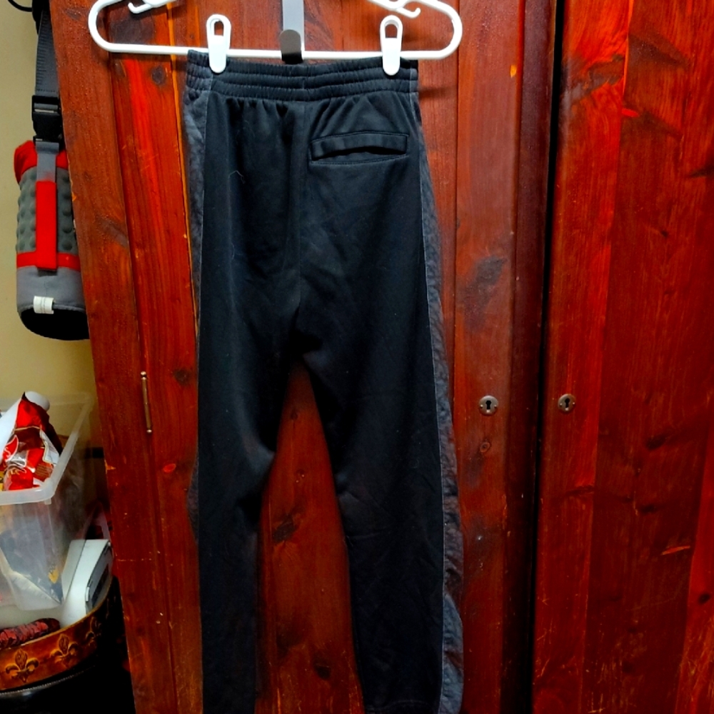 Jordan Black Joggers with Classic Straight Leg